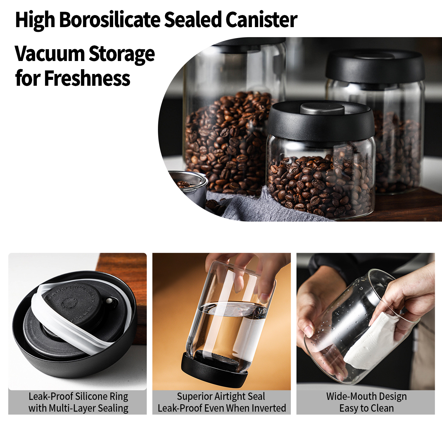 OANKR กระป๋องกาแฟสูญญากาศ 500  - Food Storage Time บทวิจารณ์และราคา