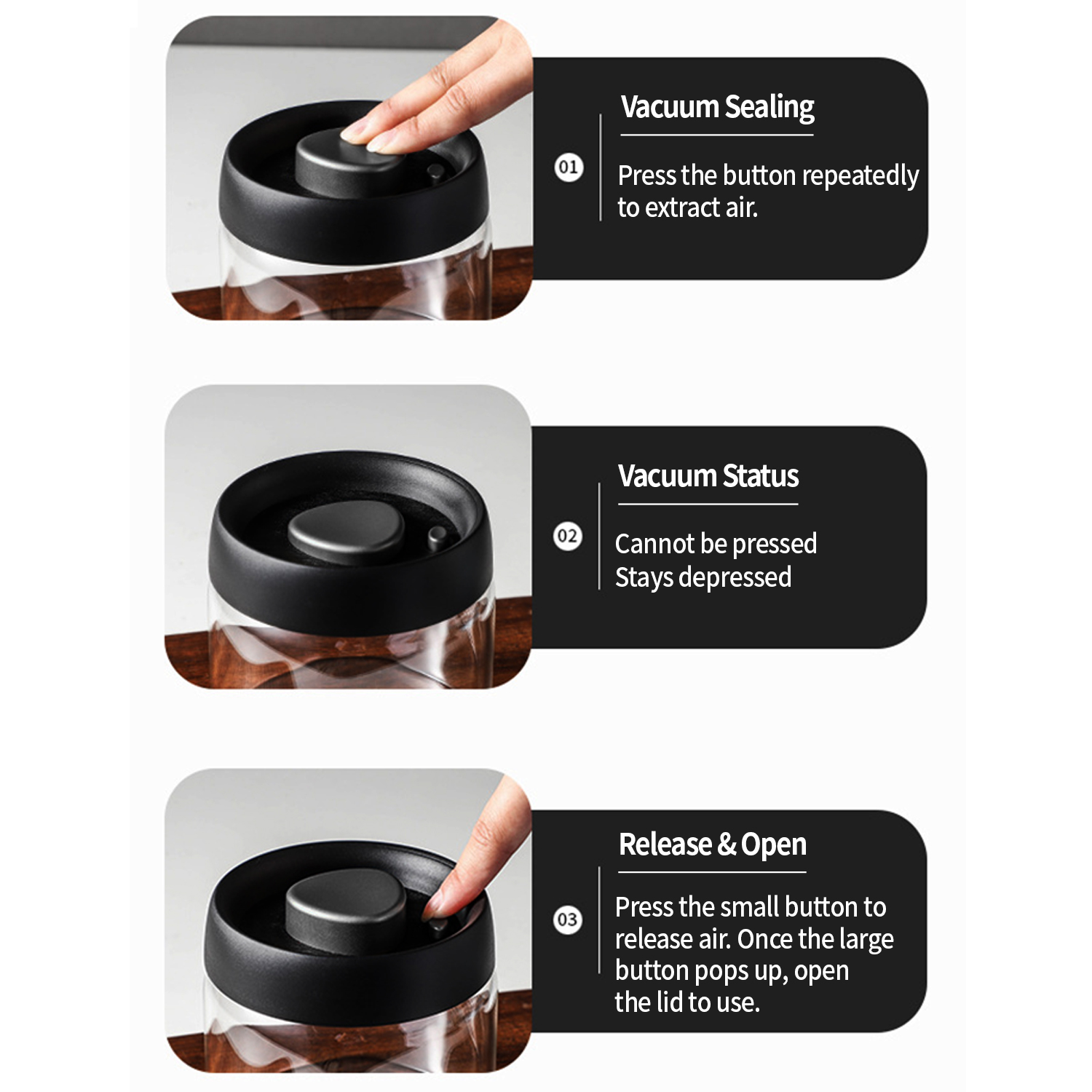 OANKR กระป๋องกาแฟสูญญากาศ 500  - Food Storage Time บทวิจารณ์และราคา