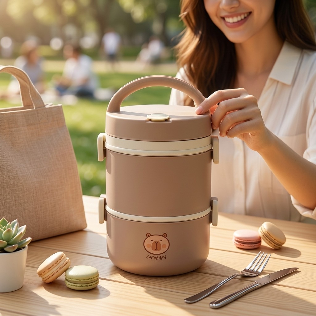 กล่องอาหารกลางวันสแตนเลส 304 ก - Food Storage Jar Set บทวิจารณ์และราคา