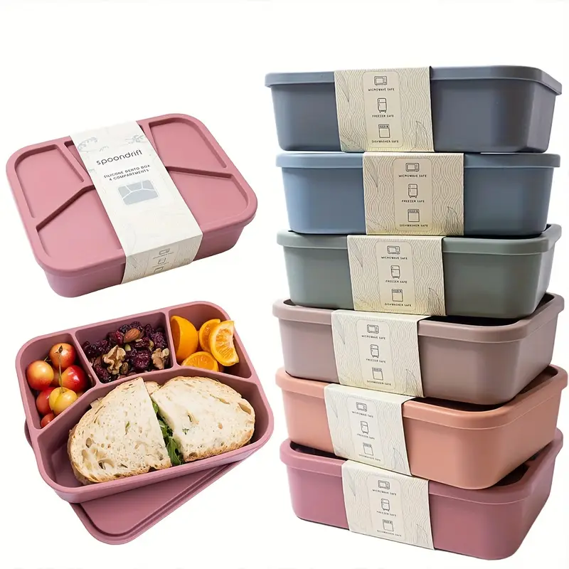 กล่องอาหารกลางวันซิลิโคนเกรดอา - Food Storage Drawer Organizer บทวิจารณ์และราคา