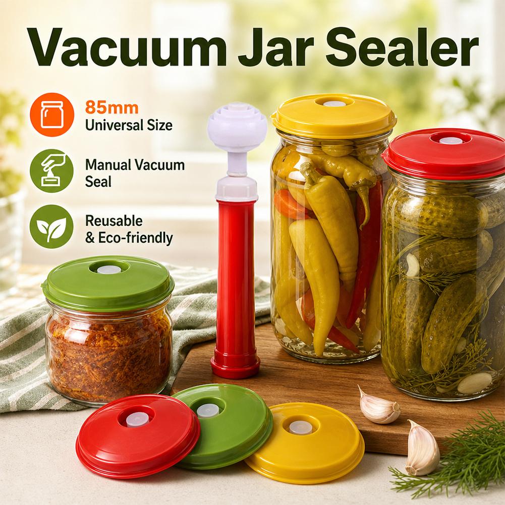 ฝาปิดขวดสุญญากาศพร้อมปั๊มสุญญา - Food Storage Jars With Lids บทวิจารณ์และราคา