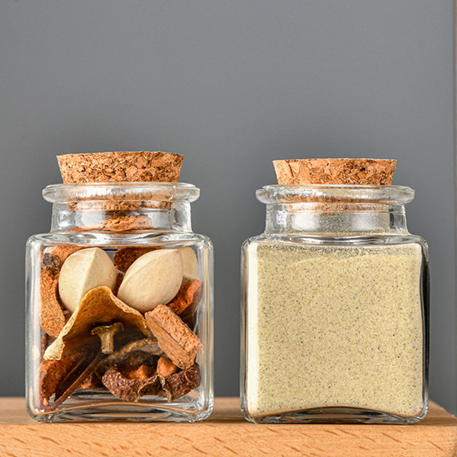 1/5/10Pcs แก้ว Jars ห้องครัว P - Food Storage Jars With Lids บทวิจารณ์และราคา