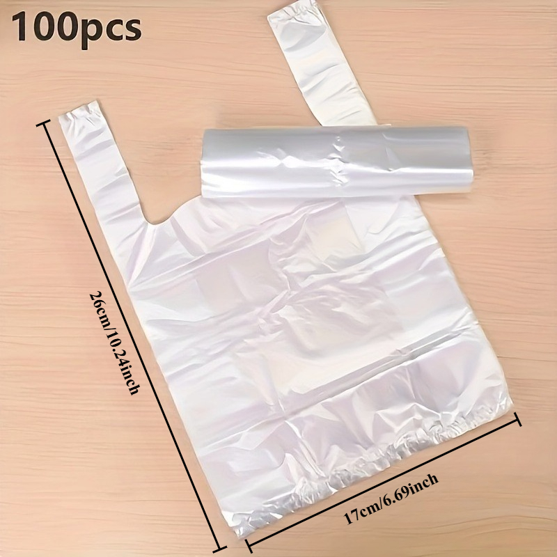 100 ชิ้นมินิถุงพลาสติกใสแบบใช้ - Food Storage Plastic Bag บทวิจารณ์และราคา