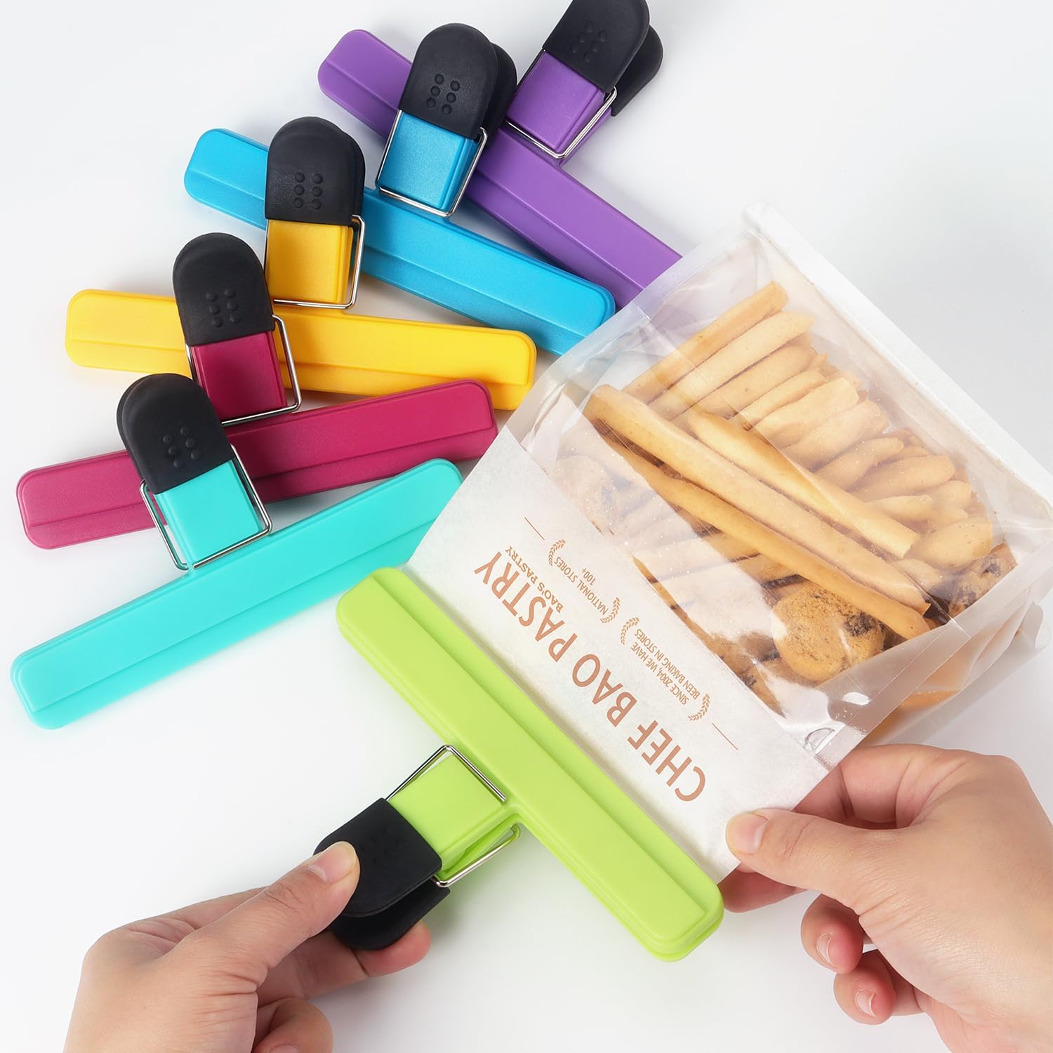 คลิปหนีบอเนกประสงค์ 3-12 ชิ้น  - Food Storage Drawer Organizer บทวิจารณ์และราคา