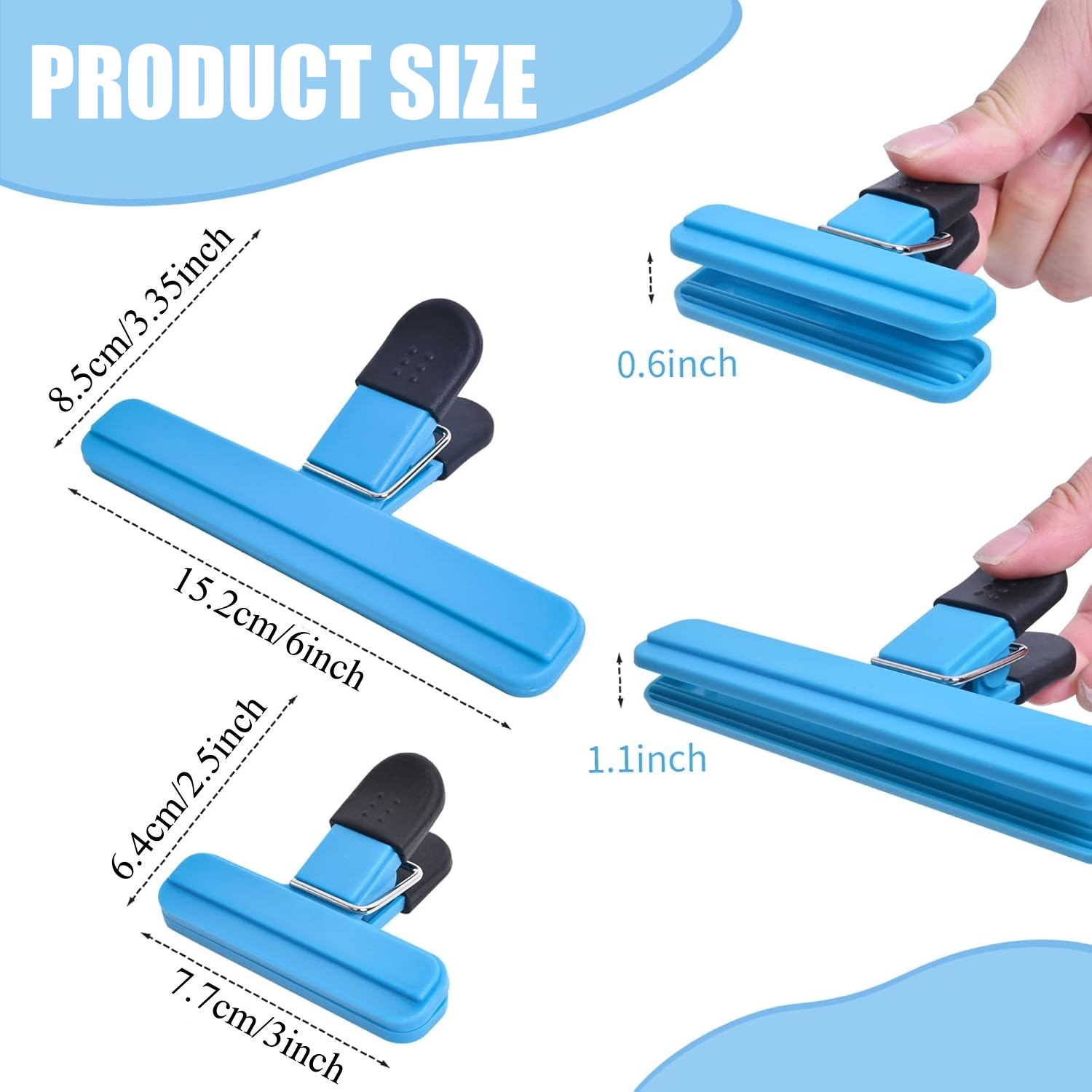 คลิปหนีบอเนกประสงค์ 3-12 ชิ้น  - Food Storage Drawer Organizer บทวิจารณ์และราคา