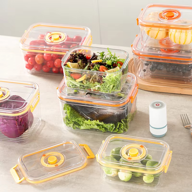 สูญญากาศสดกล่องตู้เย็นกระป๋องป - Food Storage Drawer Organizer บทวิจารณ์และราคา