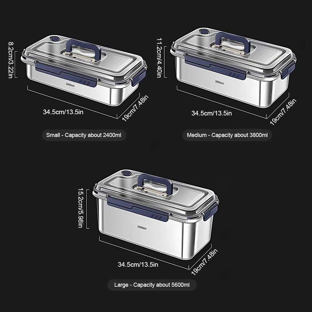 ชุดกล่องเก็บอาหารสแตนเลส 316 ป - Food Storage Jar Set บทวิจารณ์และราคา