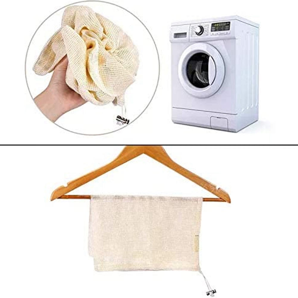 9 ชิ้นชุดนํามาใช้ใหม่ตาข่ายผลิ - Produce Bag Reusable Mesh บทวิจารณ์และราคา