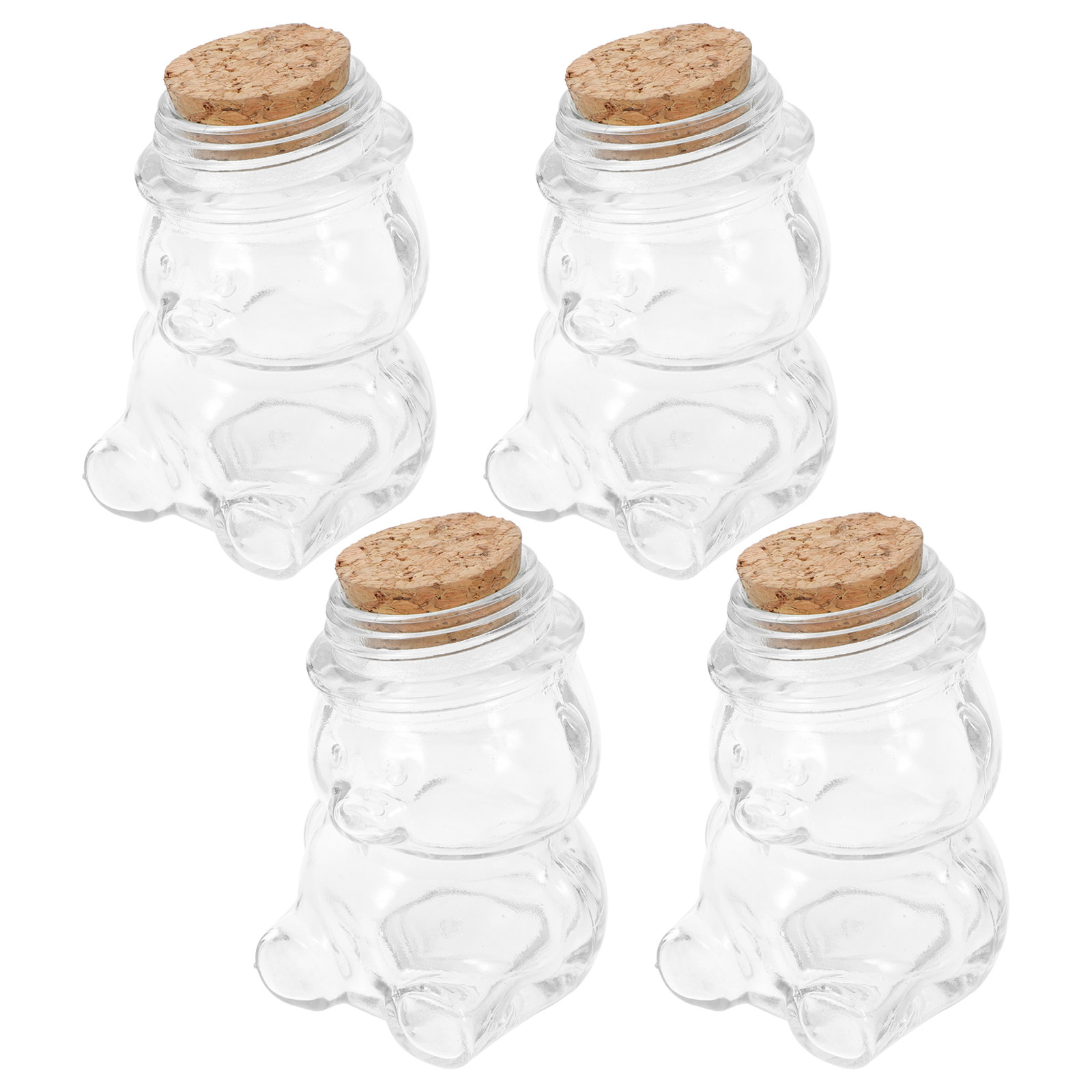 ชุดโหลแก้วใส 4 ชิ้น สำหรับเก็บ - Food Storage Containers Set บทวิจารณ์และราคา