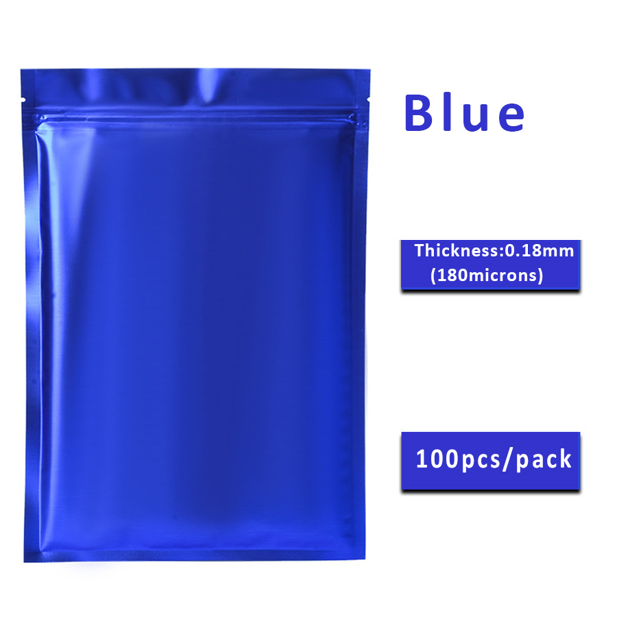 100 ชิ้น ถุงซิปฟอยล์สีน้ำเงินด - Food Storage Small บทวิจารณ์และราคา