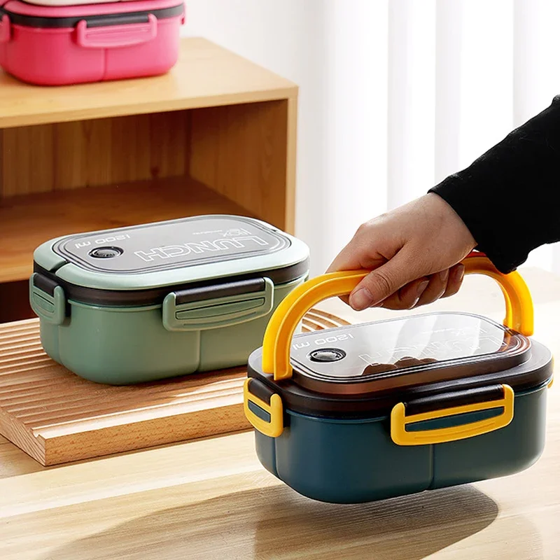 กล่องข้าวสองชั้นแบบร้อน พร้อมช - Food Storage Drawer Organizer บทวิจารณ์และราคา