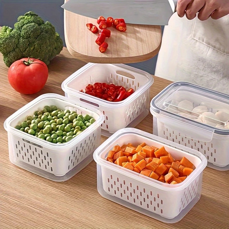 ชุดกล่องเก็บอาหารในตู้เย็นพร้อ - Food Storage Jar Set บทวิจารณ์และราคา
