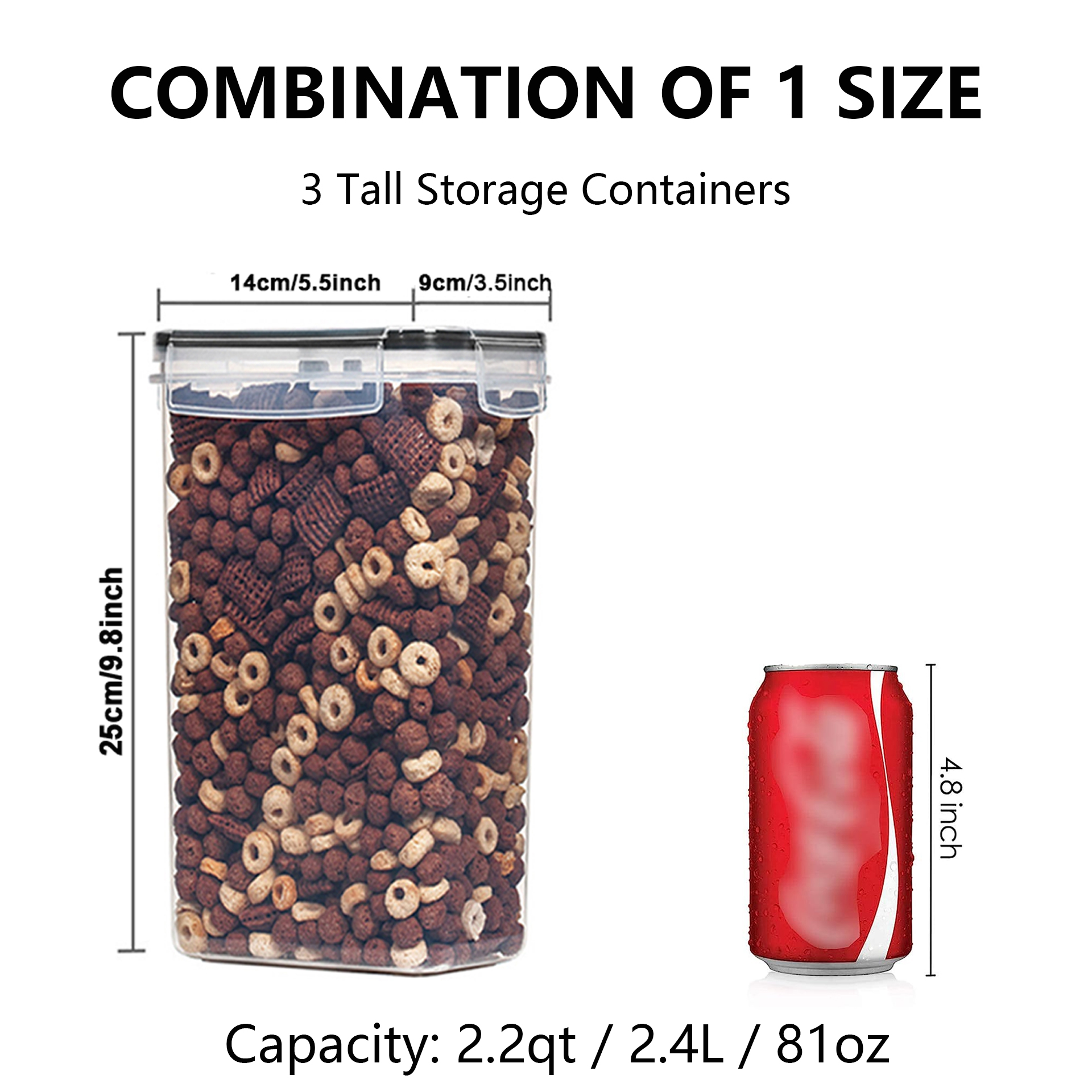 ภาชนะเก็บอาหารสุญญากาศ 3/6 ชิ้ - Food Storage Jar Set บทวิจารณ์และราคา