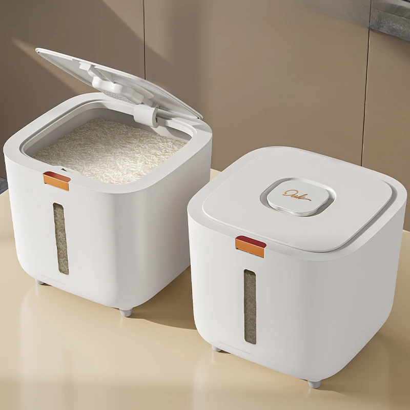 1PCS หนาความชื้นถังข้าวพร้อมฝา - Food Storage Jar Set บทวิจารณ์และราคา