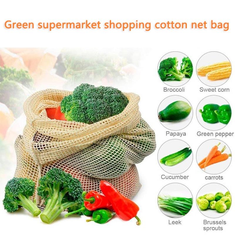 ถุงตาข่ายใส่ผักผลไม้แบบใช้ซ้ำไ - Produce Bag Reusable Mesh บทวิจารณ์และราคา